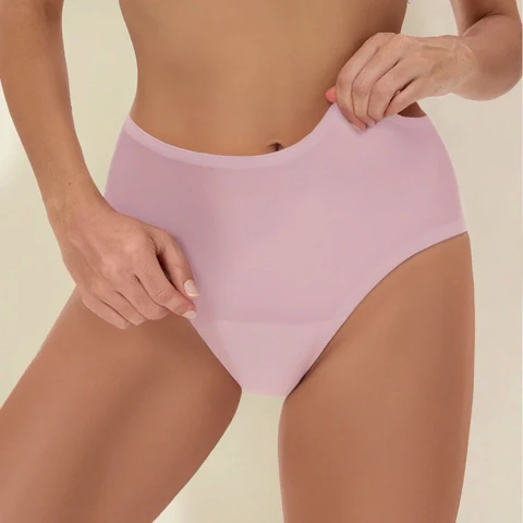 NEW: Seamless Leakproof High Waisted 5-Pack (Heavy Absorbency Pink Version) - Image 4